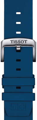 Blauwe siliconen band Tissot T852.047.175