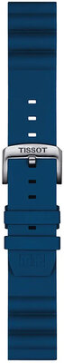Siliconen bandje Tissot T852.047.175 22mm, blauw, Quick Release
