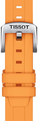Oranje siliconen band Tissot T852.047.452