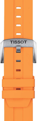 Oranje siliconen band Tissot T852.047.918