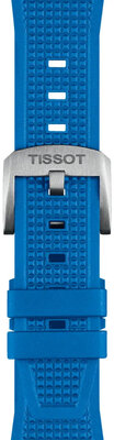 Blauwe siliconen band Tissot T852.049.577 voor Tissot PRX 40mm