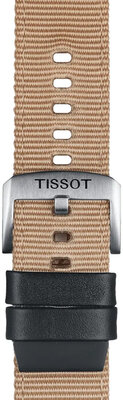 Beige stoffen band Tissot T852.046.752