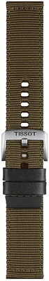 Textiel bandje Tissot T852.046.756 22mm, groen, Quick Release