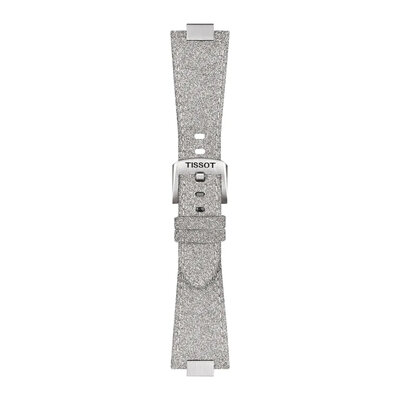 Textielen horlogeband Tissot T852.049.550 (voor model Tissot PRX 35mm), grijs, Quick Release