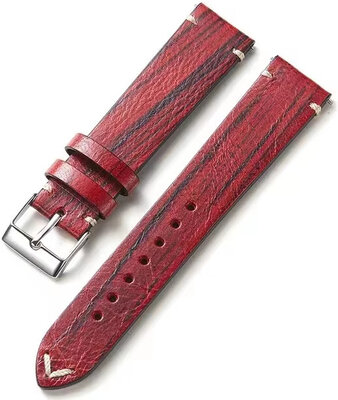 Ricardo Firenze leren riem, rood