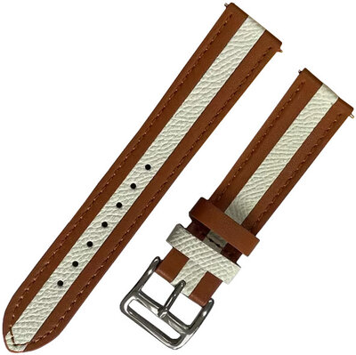 Leren horlogeband Ricardo Catania, bruin, Quick Release