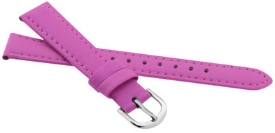 Lederen band JVD, 14mm, roze V2, kinderen