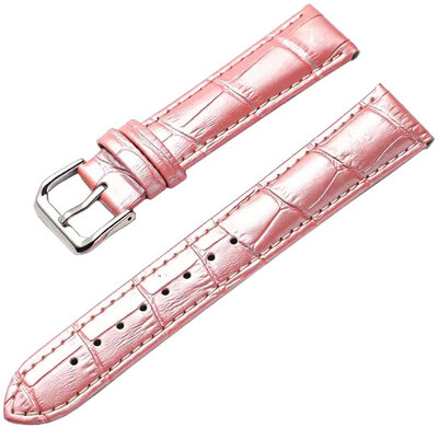 Leren horlogeband Ricardo Todi, roze