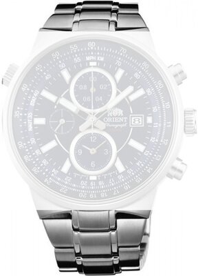 Roestvrijstalen horlogeband Orient PDFDSSS 26mm (voor model TT15), zilver