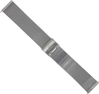Roestvrijstalen horlogeband Orient UM00P112J0 21mm (voor modellen RA-AC00 Bambino Version 6), Milanese horlogeband, zilver