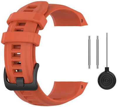 Siliconen horlogeband Ricardo Sella Nevea (voor Garmin Instinct 2S), Red