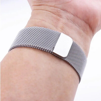 Stalen armband Ricardo 26mm (pro Garmin Fenix 8/7X/6X (51mm), Tactix aj.), zilveren, QuickFit