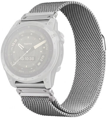 roestvrijstalen horlogeband Ricardo Champoluc 22mm, Silver, QuickFit