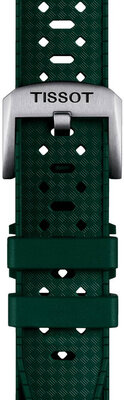 Rubber band Tissot T852.049.961 20mm, groen