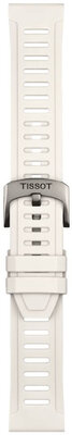 Siliconen bandje Tissot T852.049.245 21mm, wit, Quick Release