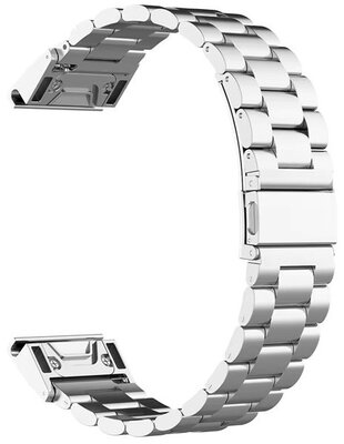 Roestvrijstalen horlogeband Ricardo Tiorre 26mm, Silver, QuickFit