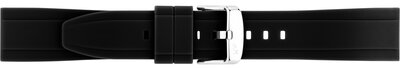 Rubberen bandje Morellato Moon 6060556.019 M, zwart, Quick Release