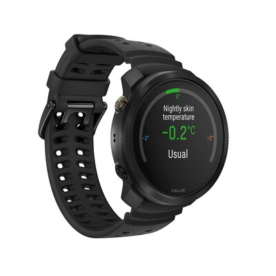 Polar Vantage M3 Night Black, maat S-L