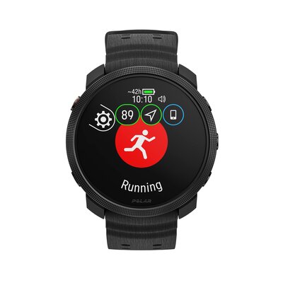 Polar Vantage M3 Night Black, maat S-L