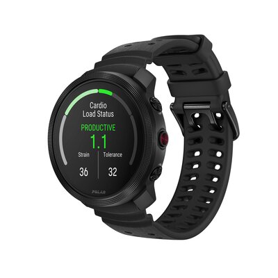 Polar Vantage M3 Night Black, maat S-L