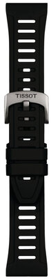 Siliconen bandje Tissot T852.049.249 21mm, zwart (vel. XS), Quick Release