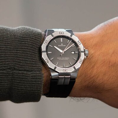 Edox Delfin Date Quartz 53021-3ca-nin