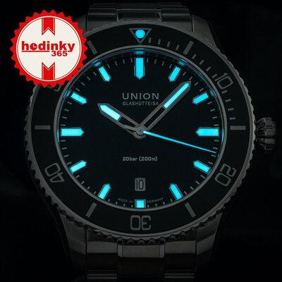 Union Glashütte Belisar Date Sport D009.907.11.057.00 (+ vervangende horlogeband)