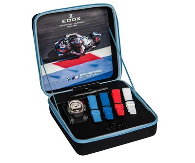 Edox Chronorally Chronograph 45 38003-tinrcanbr BMW Limited Edition 600pcs (+ 4 reservebanden)