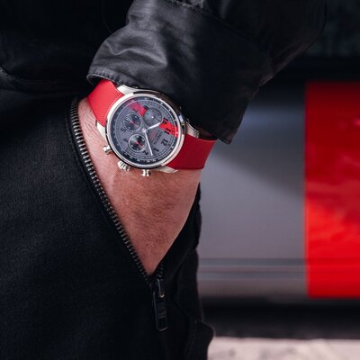 Union Glashütte Belisar Chronograph D009.427.16.082.09 Speedster 2024 Limited Edition 388pcs (+ vervangende horlogeband)