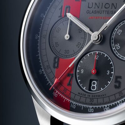 Union Glashütte Belisar Chronograph D009.427.16.082.09 Speedster 2024 Limited Edition 388pcs (+ vervangende horlogeband)