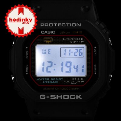 Casio G-Shock Original DW-5000R-1AER Re-creating the original design of the first G-Shock