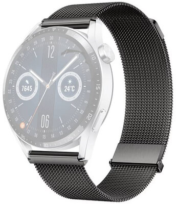 Stalen armband Ricardo Milanese, grijs, magnetisch 22mm