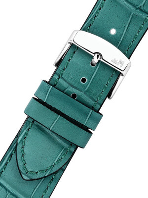 Leren riem Morellato Ustica 6081E32.076 M, groen