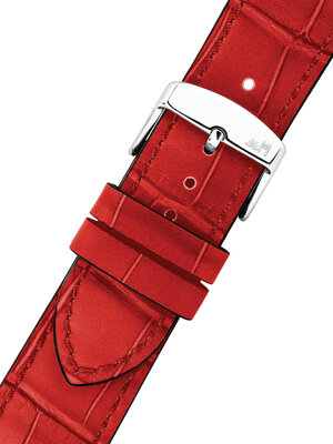 Leren riem Morellato Ustica 6081E32.083 M, rood
