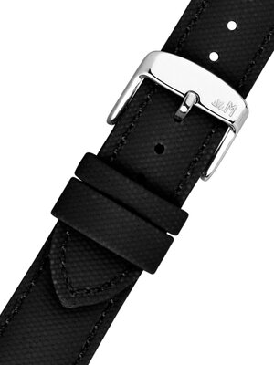 Textielband Morellato Ponza 6083E36.019 M, zwart, gerecycled materiaal