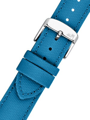 Textiel riem Morellato Ponza 6083E36.166 M, blauw, gerecycled materiaal