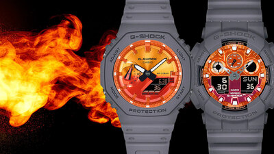 Casio G-Shock GA-2100FL-8AER Flame Inside