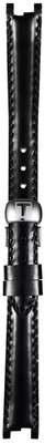 Leren riempje Tissot T852.036.538 12mm, zwart