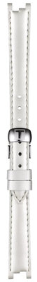 Leren riempje Tissot T852.036.540 12mm, wit