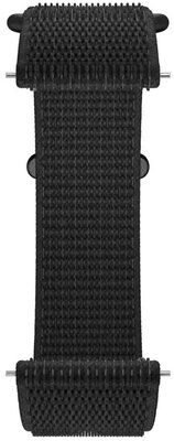 Nylon riempje Polar 22mm, zwart, maat M/L, Quick Release