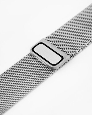 Stalen armband Hirsch Milanaise L 30161434-2, zilver, magnetisch