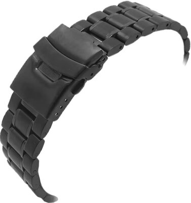 Stalen armband Ricardo Benevento, zwart V2