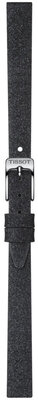 Synthetische horlogeband Tissot T852.048.076 9mm, zwart, Quick Release