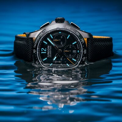 Union Glashütte Belisar Chronograph Sport D014.927.16.057.00 (+ vervangende horlogeband)