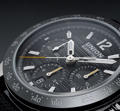 Union Glashütte Belisar Chronograph Sport D014.927.16.057.00 (+ vervangende horlogeband)
