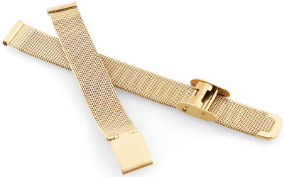 Metalen band JVD RJ-TS69 17mm, goud, Milanees