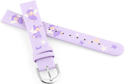 Leren band JVD RJ7223.5 14mm, paars, kinderen