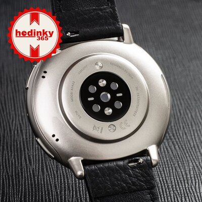 Amazfit Active 2 Premium (Round) Black Leather (+vervangende horlogeband)