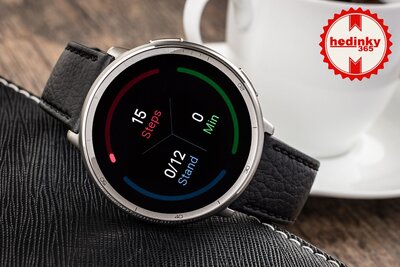 Amazfit Active 2 Premium (Round) Black Leather (+vervangende horlogeband)