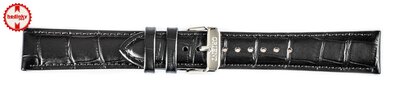 Leren riempje Orient UL020018J0 20mm (voor het model RA-AP01), zwart